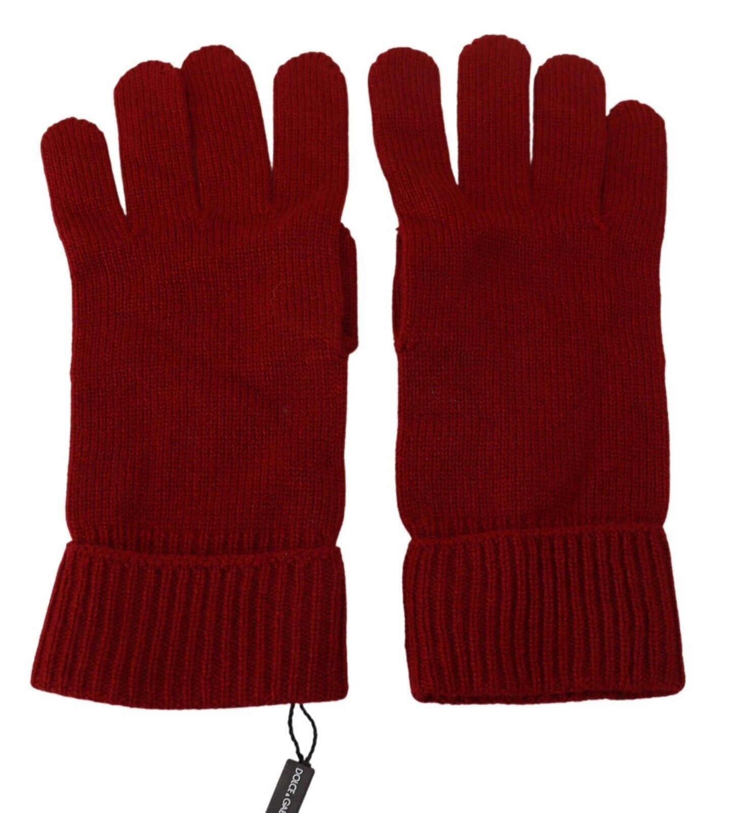 Dolce &amp; Gabbana Elegant Red Cashmere vinterhandskar