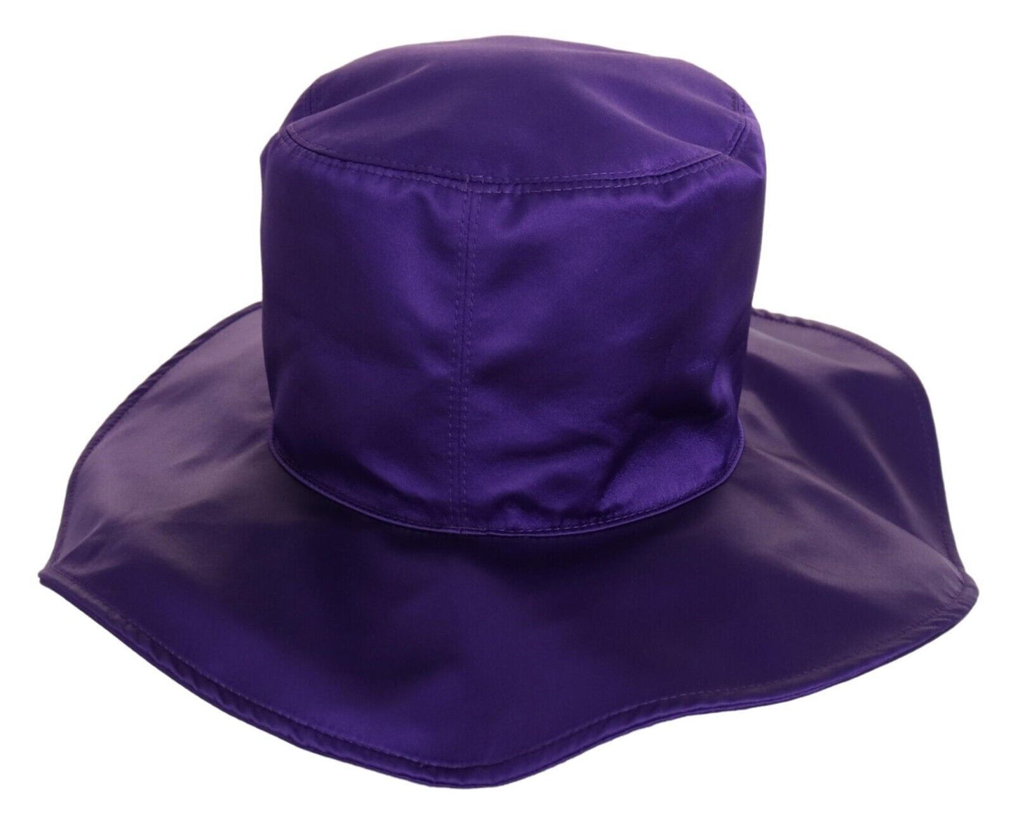 Sombrero de copa elegante de seda color morado de Dolce &amp; Gabbana