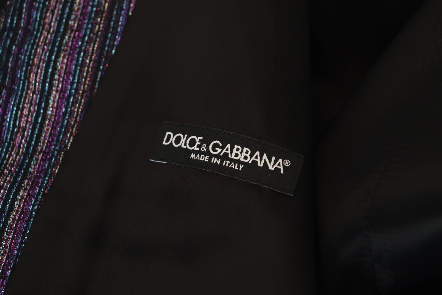 Dolce &amp; Gabbana Multicolor Formell Klänning Väst Lyxig Blend