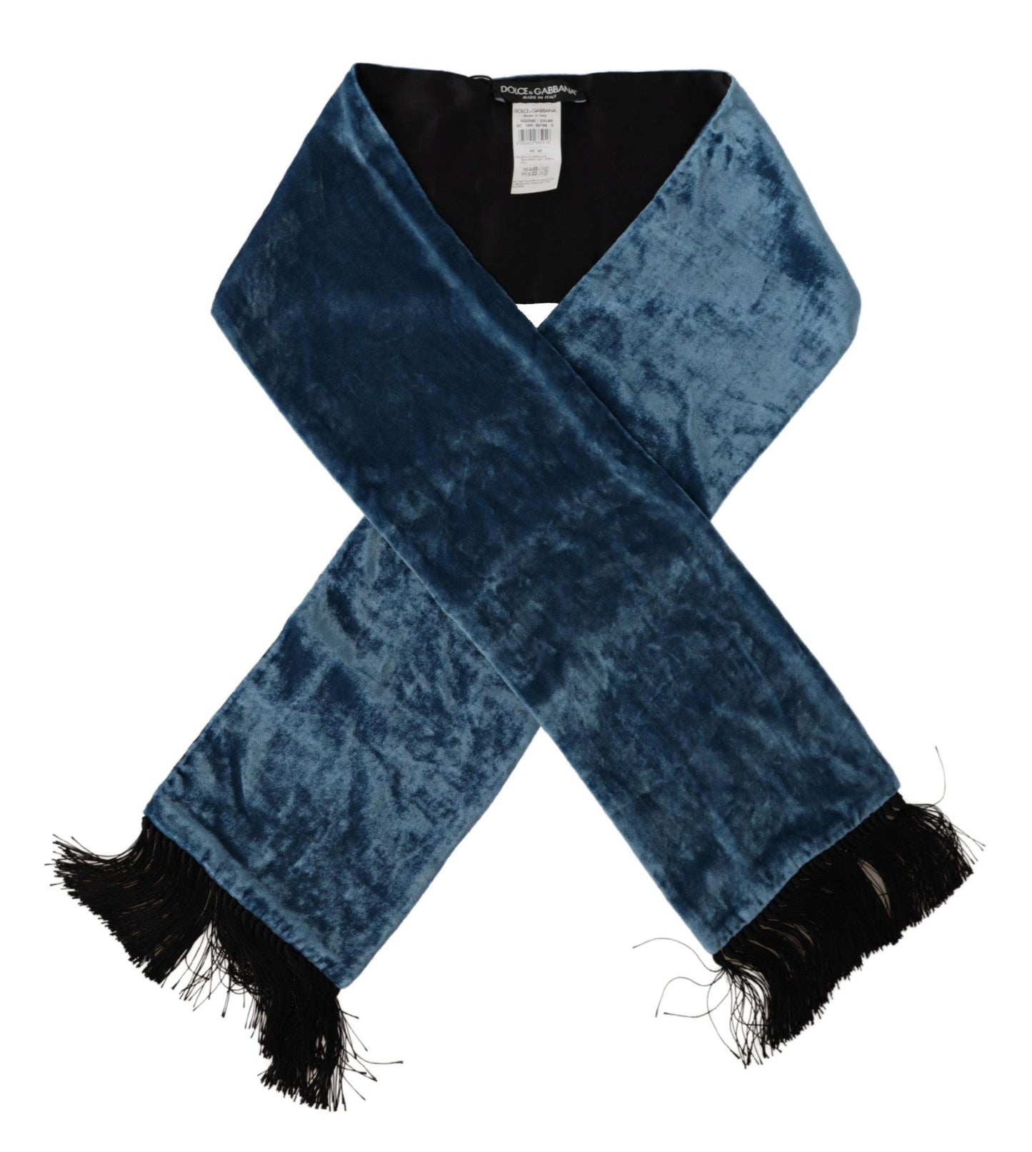 Dolce &amp; Gabbana elegant sidenscarf för män i Regal Blue