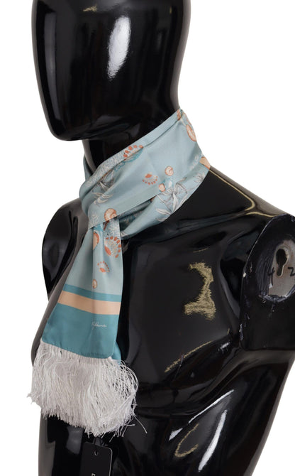 Dolce &amp; Gabbana elegant sidenscarf med skalmotiv