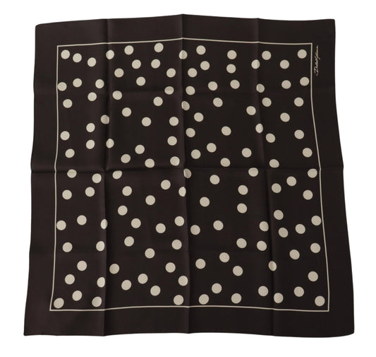 Dolce &amp; Gabbana elegant sidenprickig scarf för män