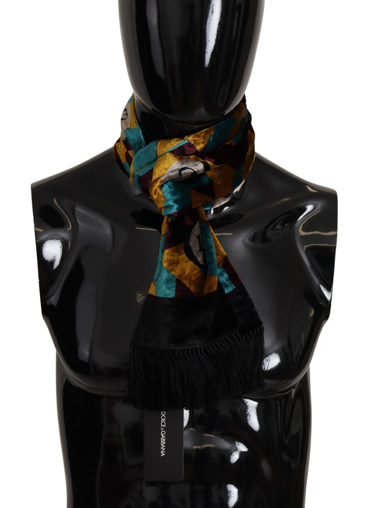 Dolce &amp; Gabbana Elegant Flerfärgad Silk Blend herrscarf