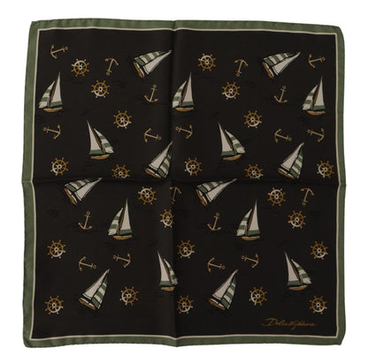 Dolce &amp; Gabbana Elegant flerfärgad sidenscarf för män för män