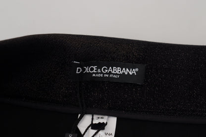 Pantalones vaqueros negros elegantes de Dolce &amp; Gabbana: corte entallado