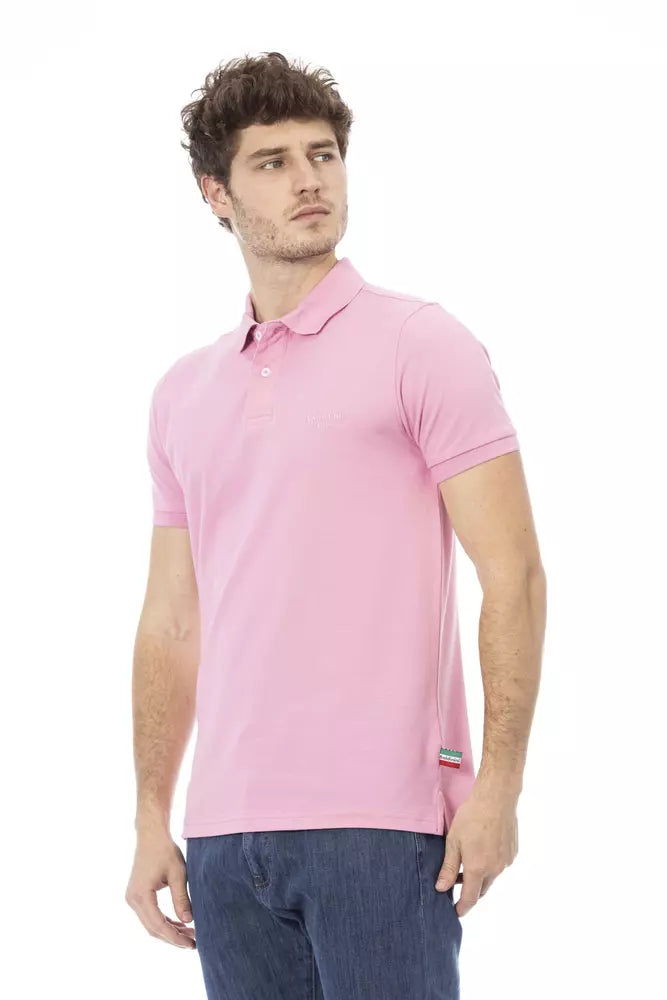 Baldinini Trend Multicolor Cotton Men Polo Shirt