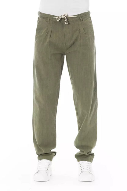 Pantalón chino de algodón militar Baldinini Trend para hombre