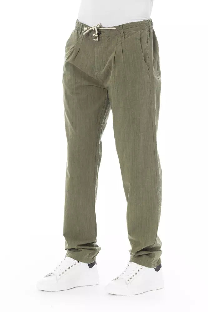 Pantalón chino de algodón militar Baldinini Trend para hombre