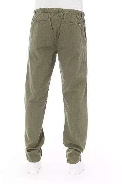 Pantalón chino de algodón militar Baldinini Trend para hombre