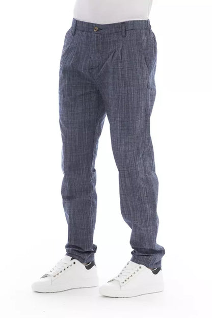 Pantalones chinos de algodón azul Baldinini Trend para hombre