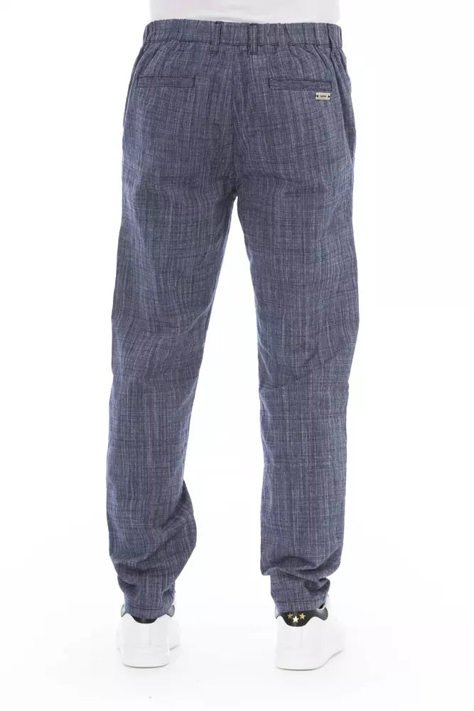 Pantalones chinos de algodón azul Baldinini Trend para hombre