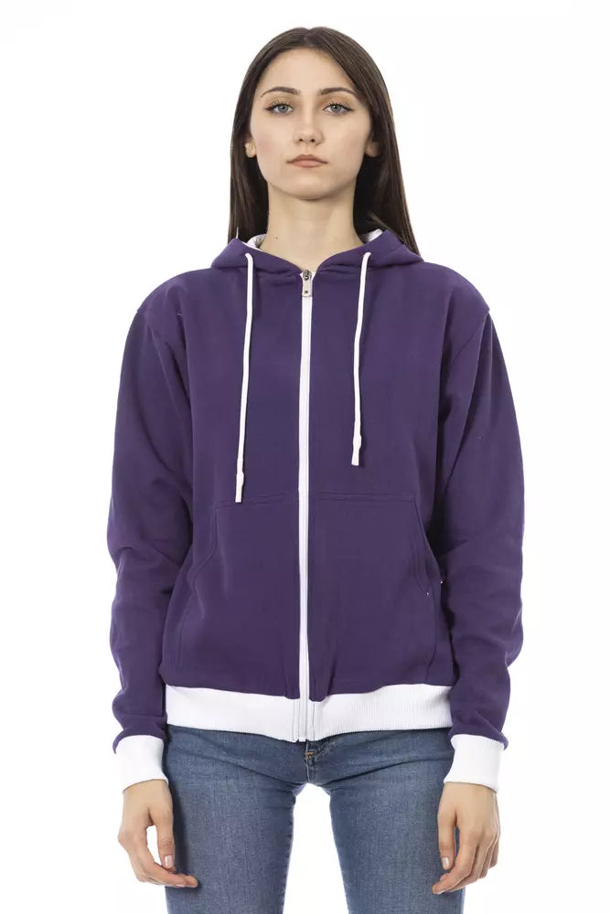 Jersey de mujer Baldinini Trend de algodón morado