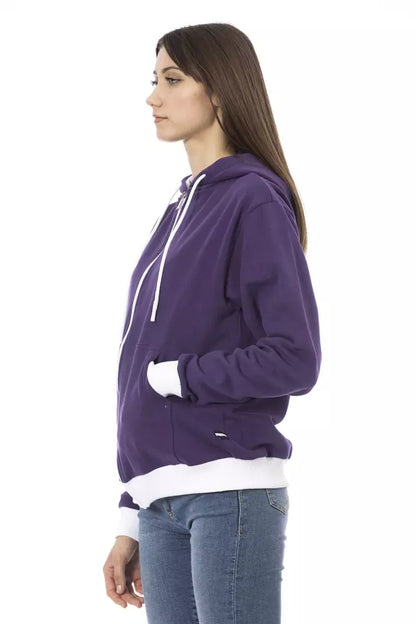 Jersey de mujer Baldinini Trend de algodón morado