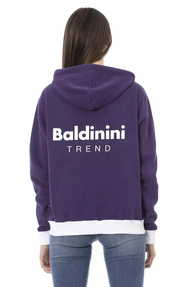 Jersey de mujer Baldinini Trend de algodón morado