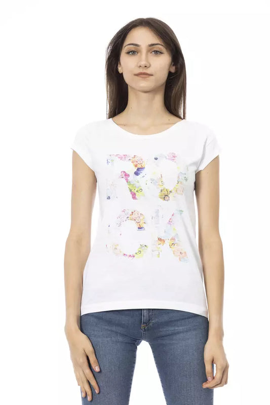 Trussardi Action White Cotton Women's Top