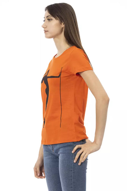 Trussardi Action Orange bomull Damtopp