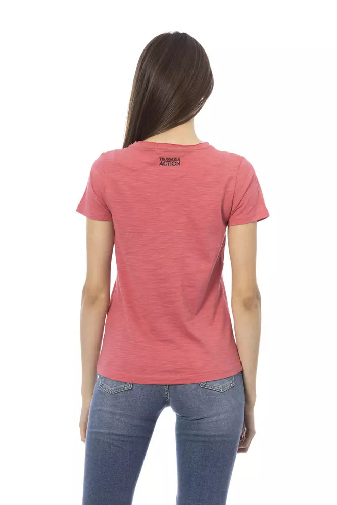 Trussardi Action Multicolor Cotton Women T-Shirt