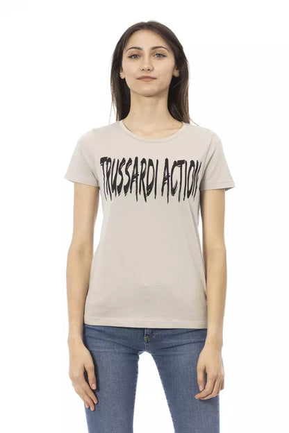 Trussardi Action Beige Bomull Dam Topp