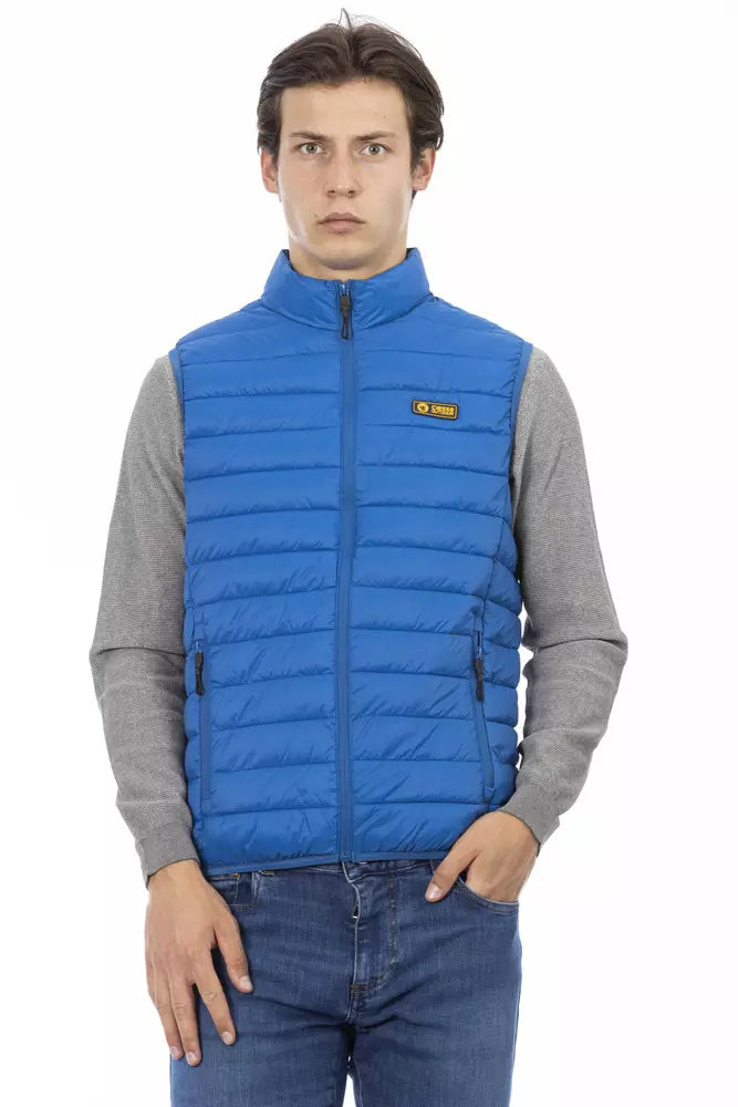 Ciesse Outdoor Blue Polyester Men Ärmlös jacka