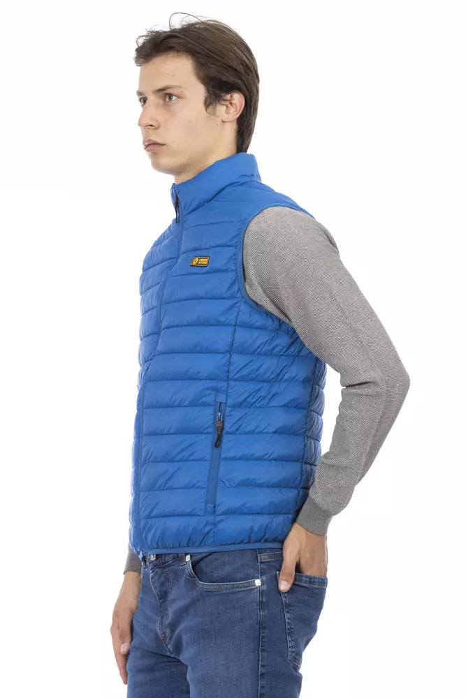 Ciesse Outdoor Blue Polyester Men Ärmlös jacka