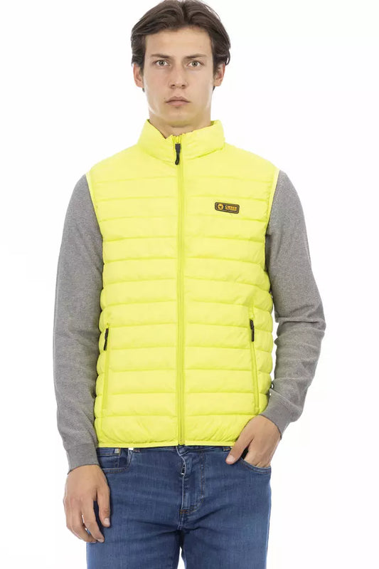 Chaqueta sin mangas de poliéster para hombre de color amarillo para exteriores de Ciesse