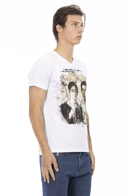 Trussardi Action White Cotton Men's T-Shirt