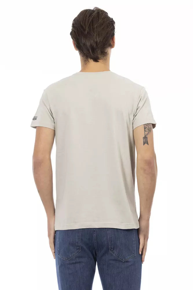 Trussardi Action Beige bomull män T-shirt