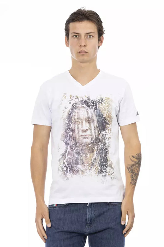 Trussardi Action White Cotton Men's T-Shirt