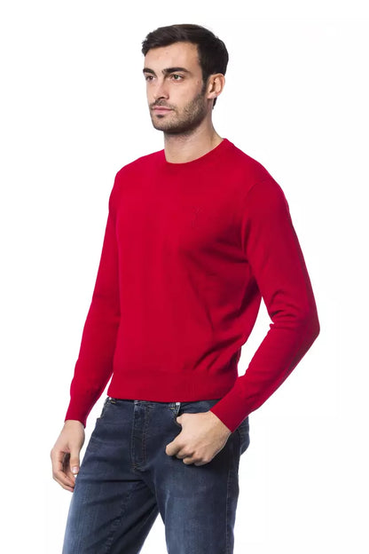 Suéter de lana merino rojo para hombre de Billionaire Italian Couture