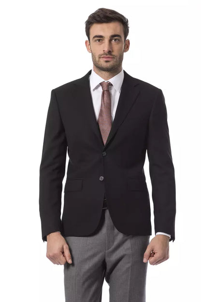 Blazer de lana negra para hombre de Billionaire Italian Couture