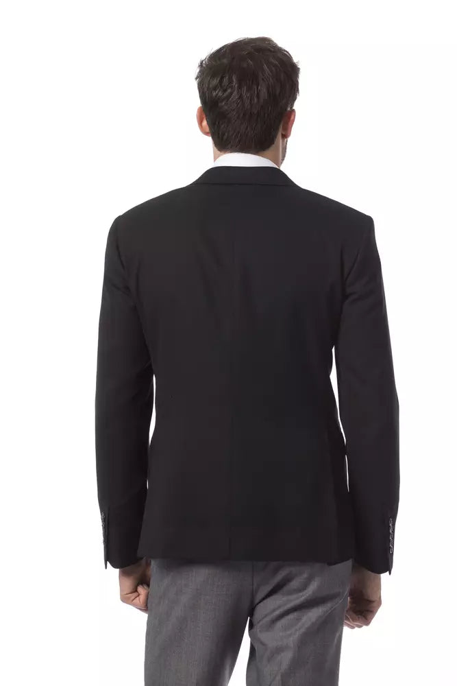 Blazer de lana negra para hombre de Billionaire Italian Couture