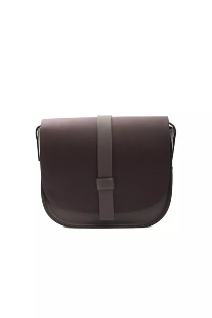 Bolso bandolera de piel color burdeos para mujer Pompei Donatella