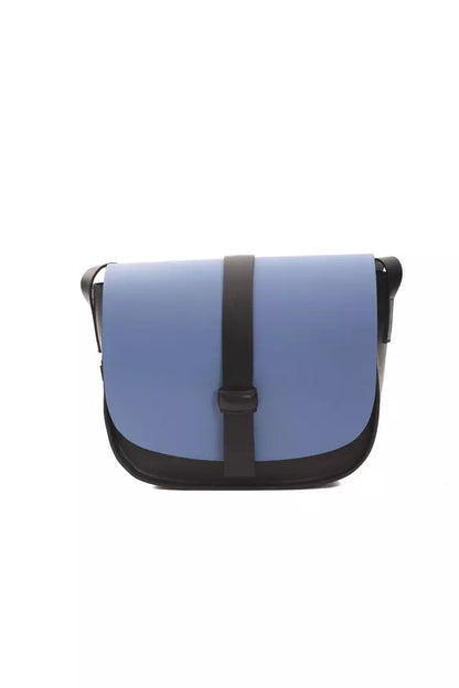 Pompei Donatella Blue Läder Crossbody-väska för kvinnor