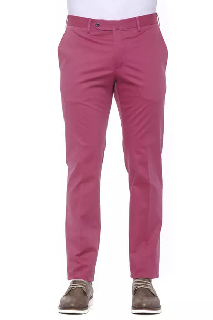 Pantalón de algodón fucsia para hombre PT Torino