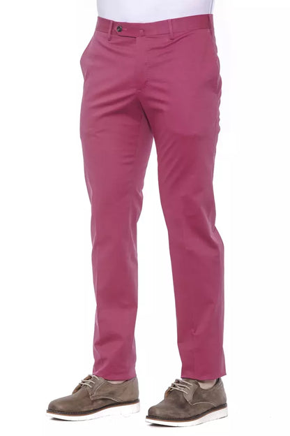 Pantalón de algodón fucsia para hombre PT Torino