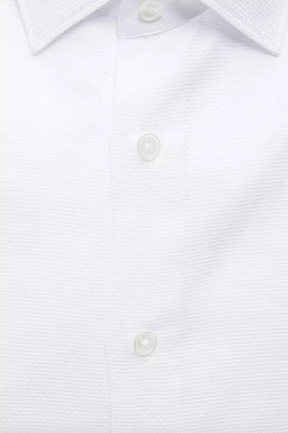 Robert Friedman White Cotton Men's Shirt