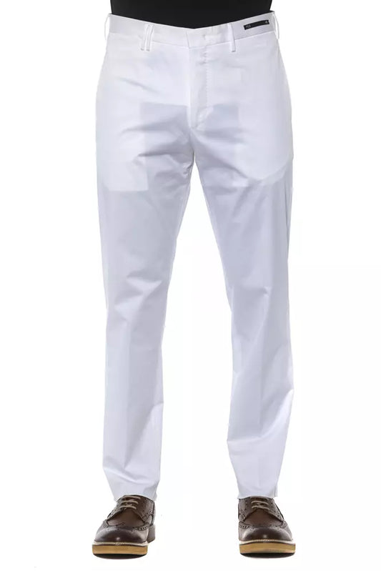 Pantalón de algodón blanco PT Torino para hombre