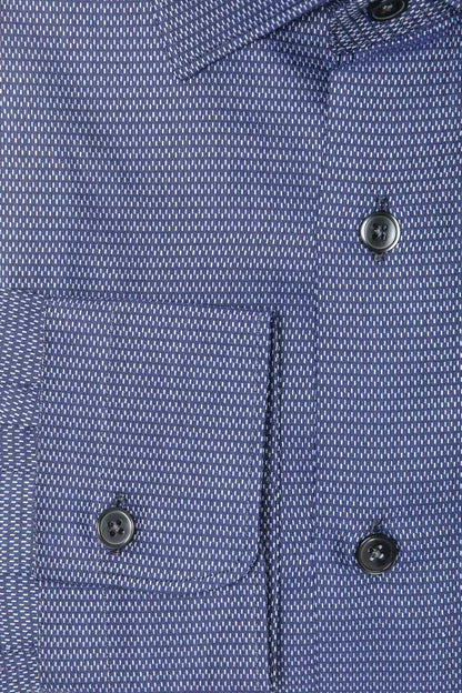 Robert Friedman Blue Cotton Men Shirt