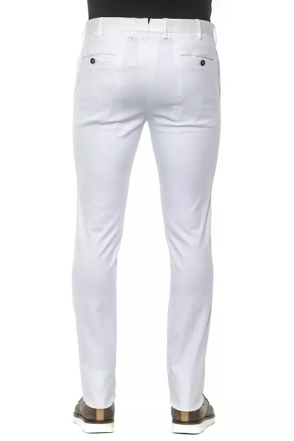 Pantalón de algodón blanco para hombre PT Torino