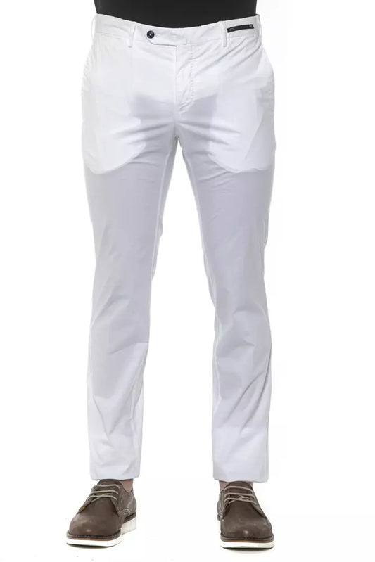 Pantalón de algodón blanco para hombre PT Torino