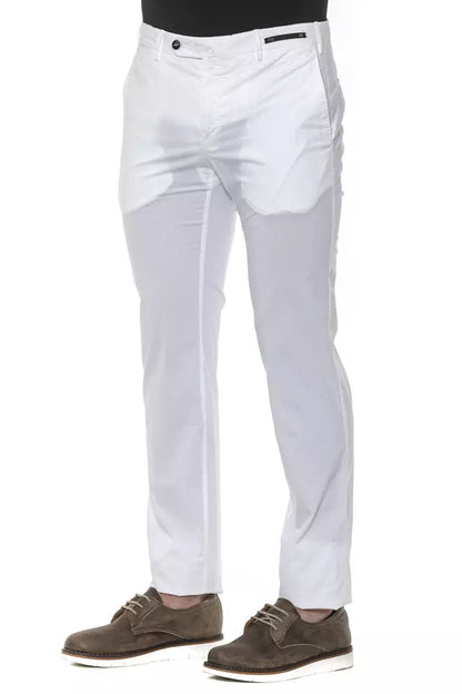 Pantalón de algodón blanco para hombre PT Torino