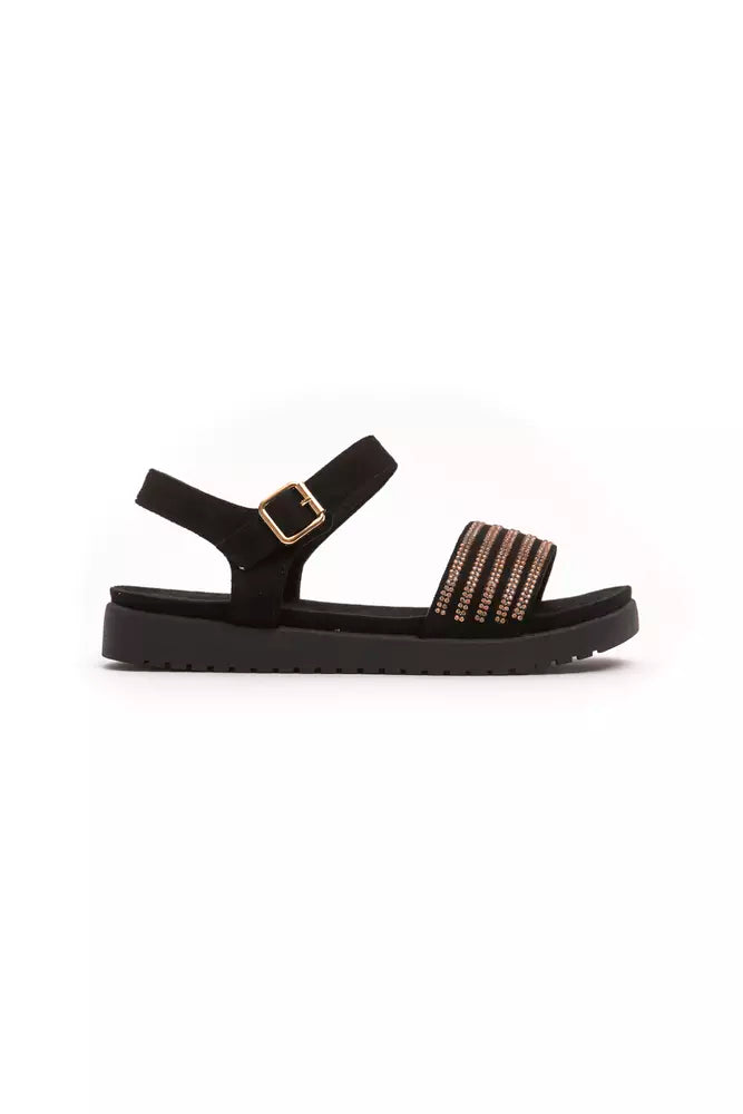 Péché Original Gold Textile Dam Sandal