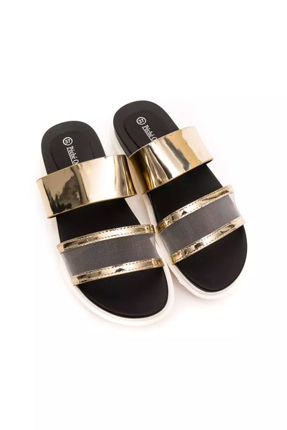 Péché Original Gold Polyeten Sandal för kvinnor