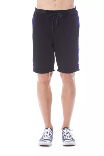 Verri Black Cotton Herrshorts