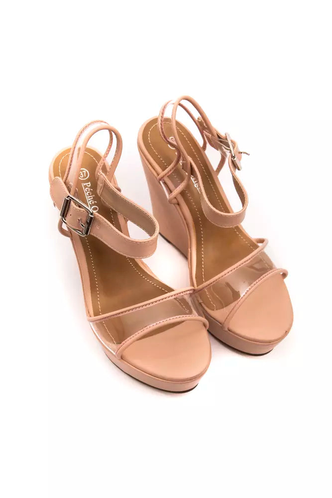 Péché Originel Beige Polyeten Sandal för kvinnor