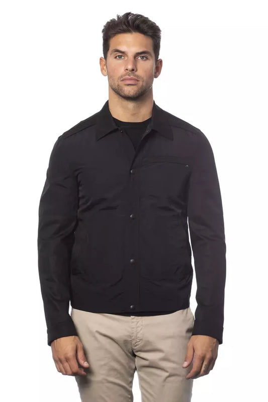 Chaqueta de algodón negra para hombre de Verri