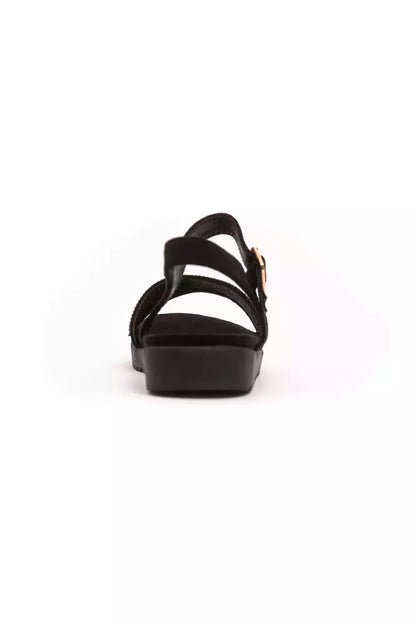 Péché Original Gold Textile Dam Sandal