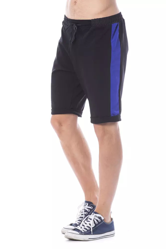 Verri Black Cotton Herrshorts