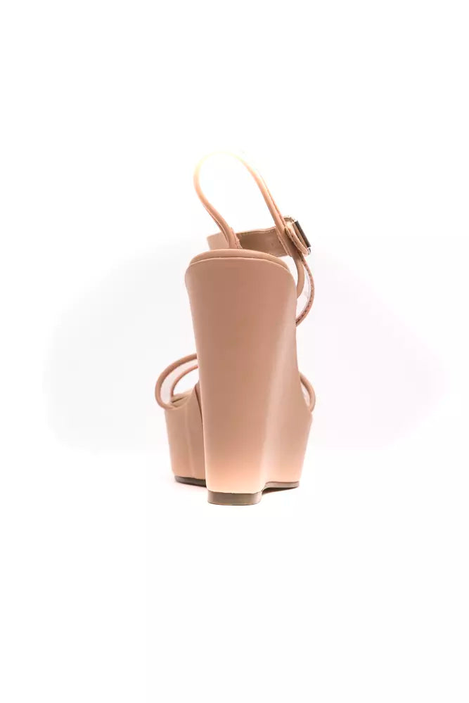 Péché Originel Beige Polyeten Sandal för kvinnor