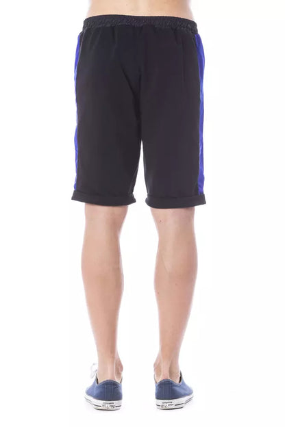 Verri Black Cotton Herrshorts